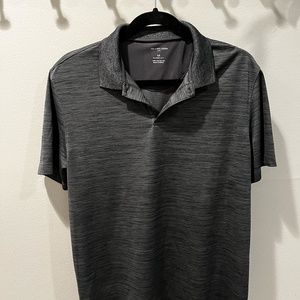 Van Heiden. Size Medium. Classic Fit. Men's Polo. Gray.